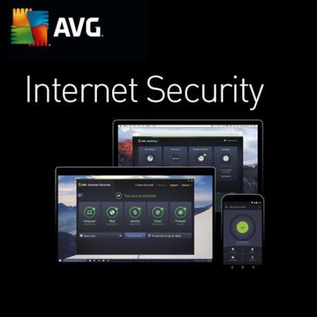 AVG Internet Security, 4 PC, 1 Year, ESD, Download Software, Win, English